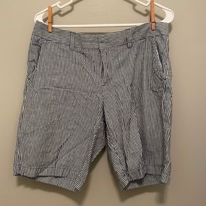 Tommy Hilfiger Women’s Striped Bermuda Shorts Size 10